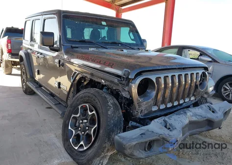 2019 Jeep Wrangler Unlimited Sport 4X4 из США, поврежденный, VIN 1C4HJXDG8KW583627